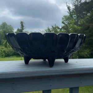 Indiana Glass Amethyst Harvest Bowl